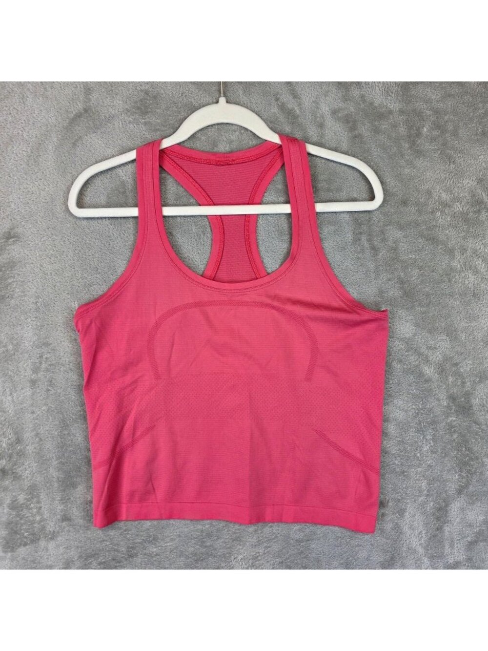 Lululemon Swiftly Tech Tank Top Womens 10 Pink Racerback Cropped Athletic Yoga